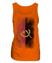 Angola Faded Flag Ladies Vest