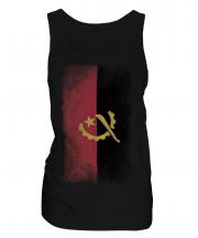 Angola Faded Flag Ladies Vest