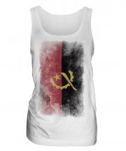Angola Faded Flag Ladies Vest