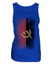 Angola Faded Flag Ladies Vest