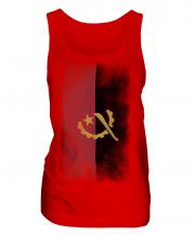 Angola Faded Flag Ladies Vest