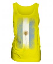 Argentina Faded Flag Ladies Vest