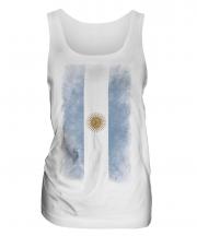 Argentina Faded Flag Ladies Vest