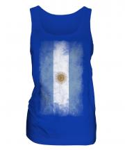 Argentina Faded Flag Ladies Vest