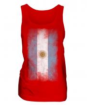 Argentina Faded Flag Ladies Vest