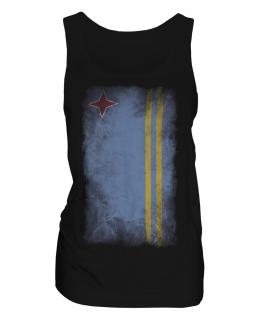 Aruba Faded Flag Ladies Vest