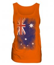 Australia Faded Flag Ladies Vest