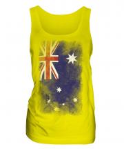 Australia Faded Flag Ladies Vest