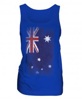 Australia Faded Flag Ladies Vest