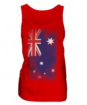 Australia Faded Flag Ladies Vest