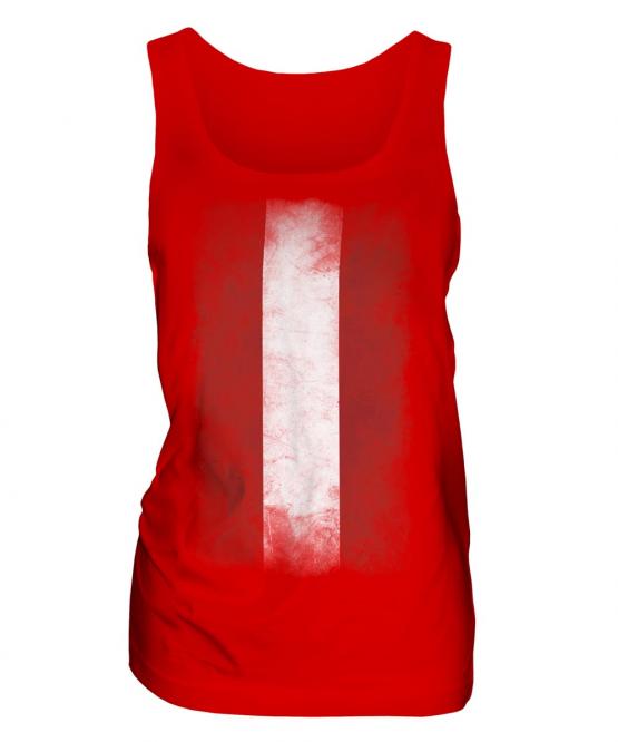 Austria Faded Flag Ladies Vest