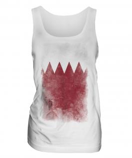 Bahrain Faded Flag Ladies Vest