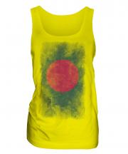 Bangladesh Faded Flag Ladies Vest