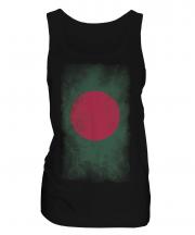 Bangladesh Faded Flag Ladies Vest