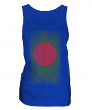 Bangladesh Faded Flag Ladies Vest