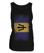 Barbados Faded Flag Ladies Vest