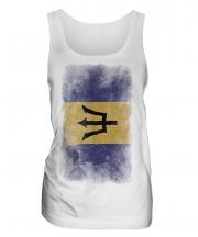 Barbados Faded Flag Ladies Vest