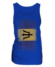 Barbados Faded Flag Ladies Vest