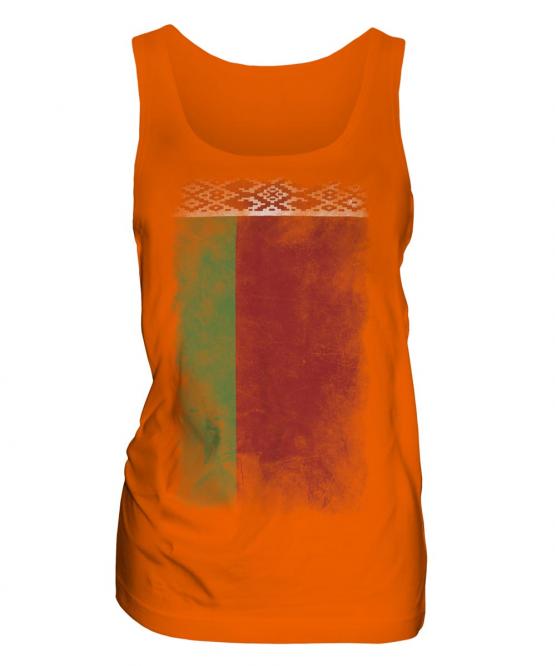 Belarus Faded Flag Ladies Vest