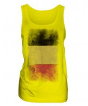 Belgium Faded Flag Ladies Vest