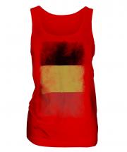 Belgium Faded Flag Ladies Vest