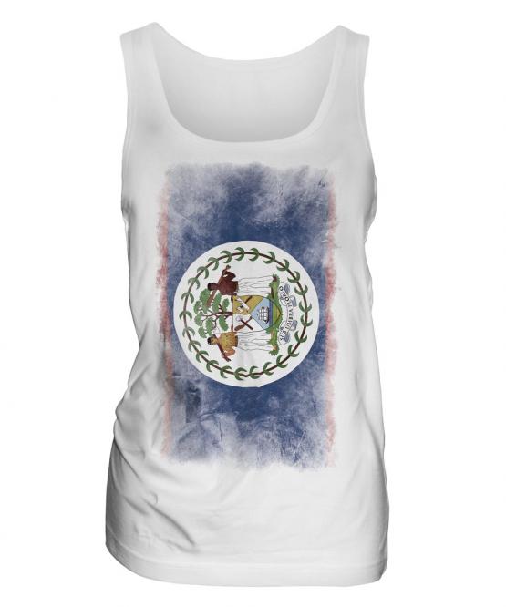 Belize Faded Flag Ladies Vest