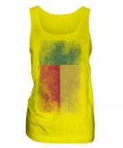 Benin Faded Flag Ladies Vest