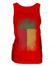 Benin Faded Flag Ladies Vest