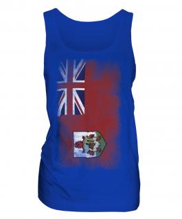 Bermuda Faded Flag Ladies Vest