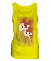 Bhutan Faded Flag Ladies Vest