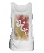 Bhutan Faded Flag Ladies Vest