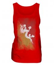 Bhutan Faded Flag Ladies Vest
