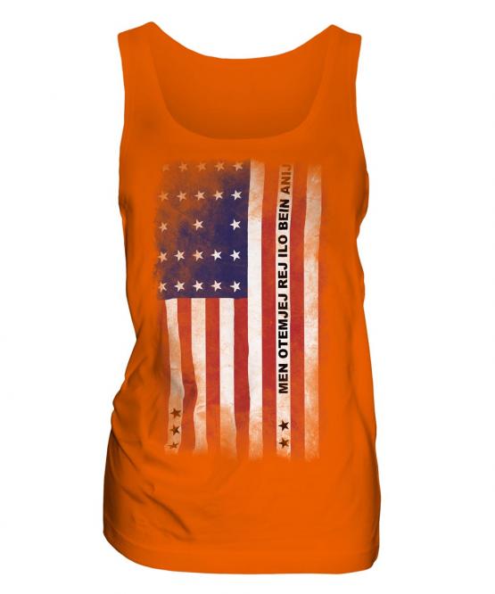 Bikini Atoll Faded Flag Ladies Vest