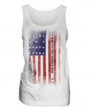 Bikini Atoll Faded Flag Ladies Vest