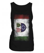 Bosnia And Herzegovina Federation Faded Flag Ladies Vest