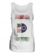 Bosnia And Herzegovina Federation Faded Flag Ladies Vest