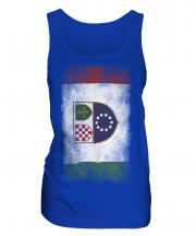 Bosnia And Herzegovina Federation Faded Flag Ladies Vest