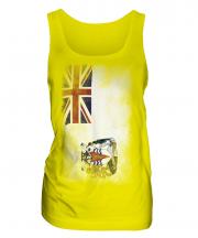 British Antartic Territory Faded Flag Ladies Vest