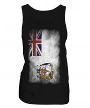 British Antartic Territory Faded Flag Ladies Vest