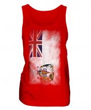 British Antartic Territory Faded Flag Ladies Vest