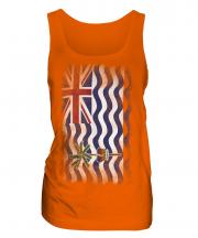British Indian Ocean Territory Faded Flag Ladies Vest