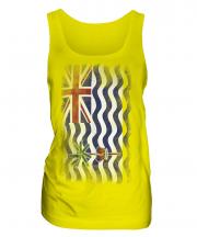 British Indian Ocean Territory Faded Flag Ladies Vest