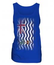 British Indian Ocean Territory Faded Flag Ladies Vest