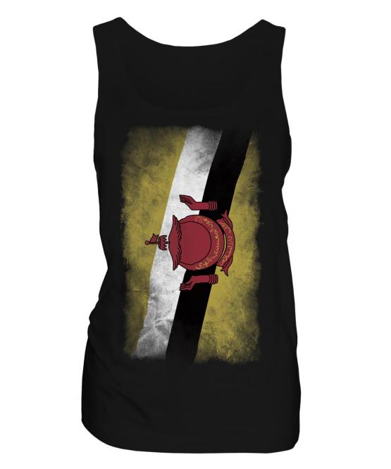 Brunei Faded Flag Ladies Vest