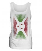Burundi Faded Flag Ladies Vest