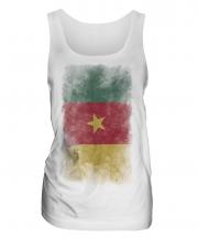 Cameroon Faded Flag Ladies Vest