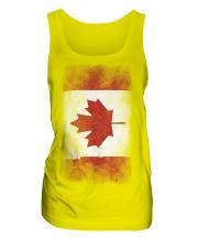 Canada Faded Flag Ladies Vest