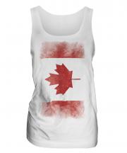 Canada Faded Flag Ladies Vest