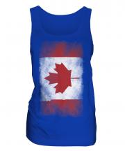 Canada Faded Flag Ladies Vest
