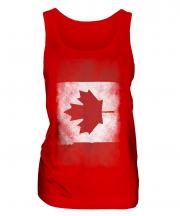 Canada Faded Flag Ladies Vest